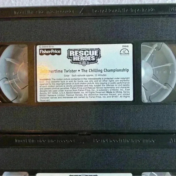 Vintage Fisher Price Rescue Heroes vhs lot of 2 - Picture 6 of 9